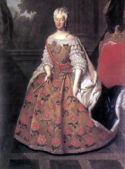 Louis de Silvestre Portrait de Marie France oil painting art